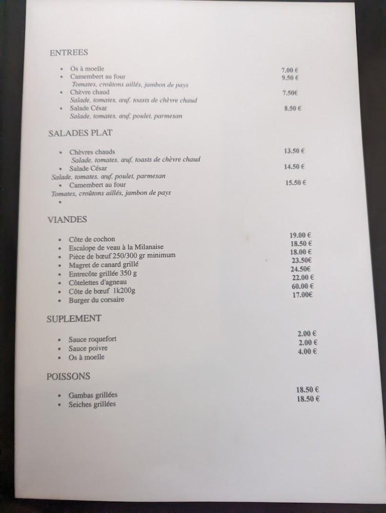 Le Corsaire - Menu Image 3